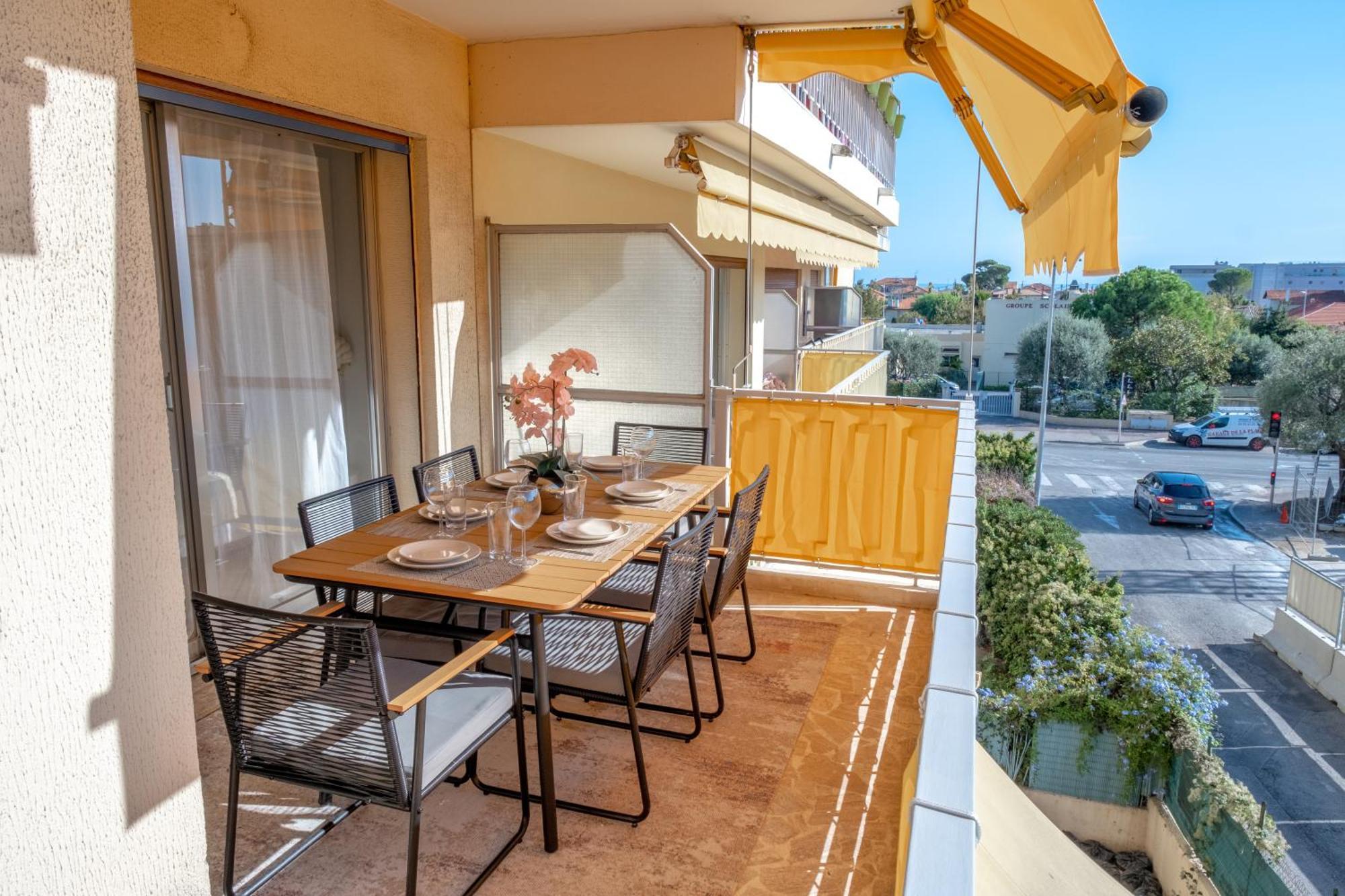 Ferienwohnung 3 Pieces Au Coeur Du Cros De Cagnes Exterior foto